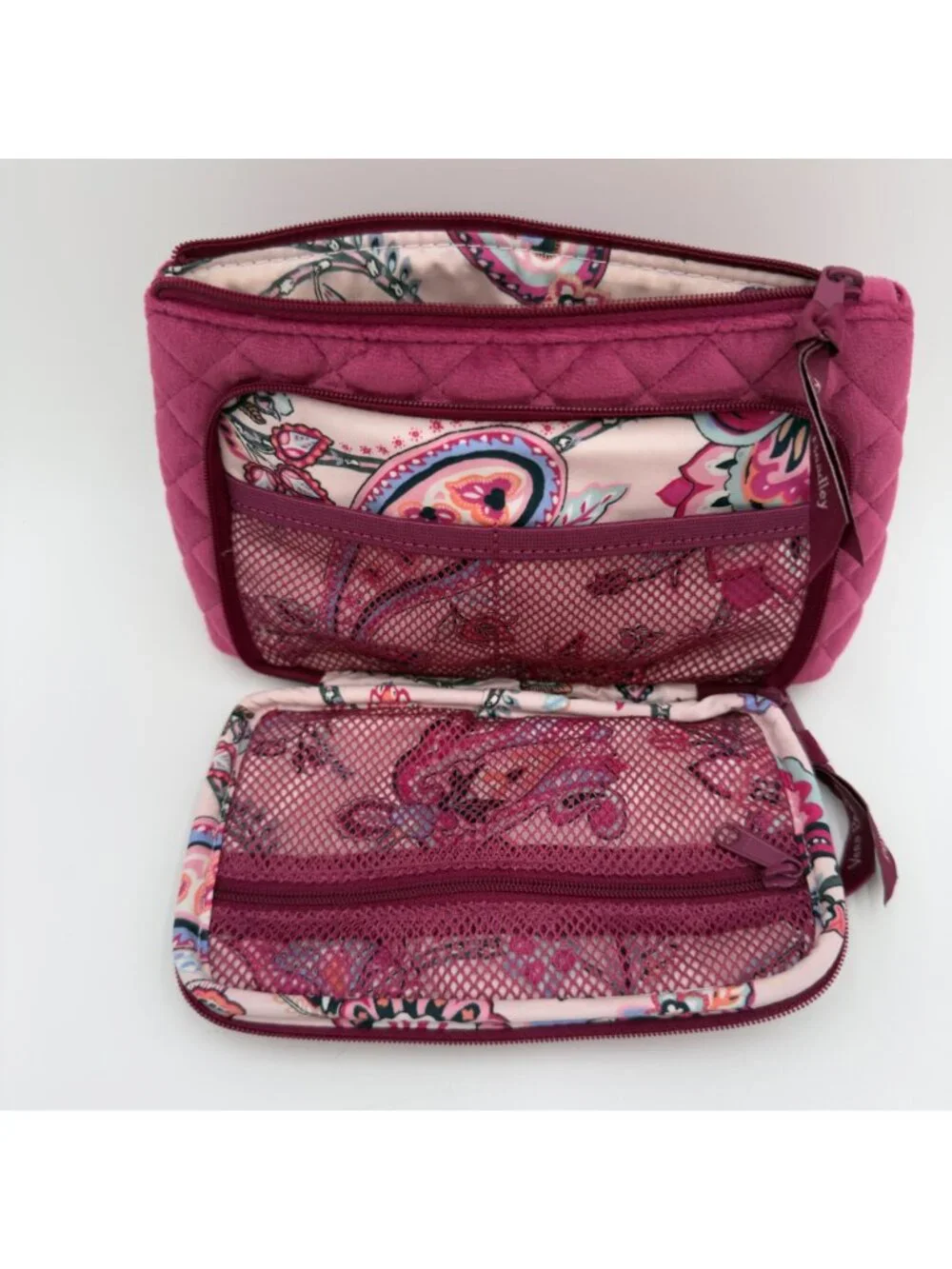 Vera Bradley Quilted Velvet Compact Organizer - Majestic Magenta 27120-U23